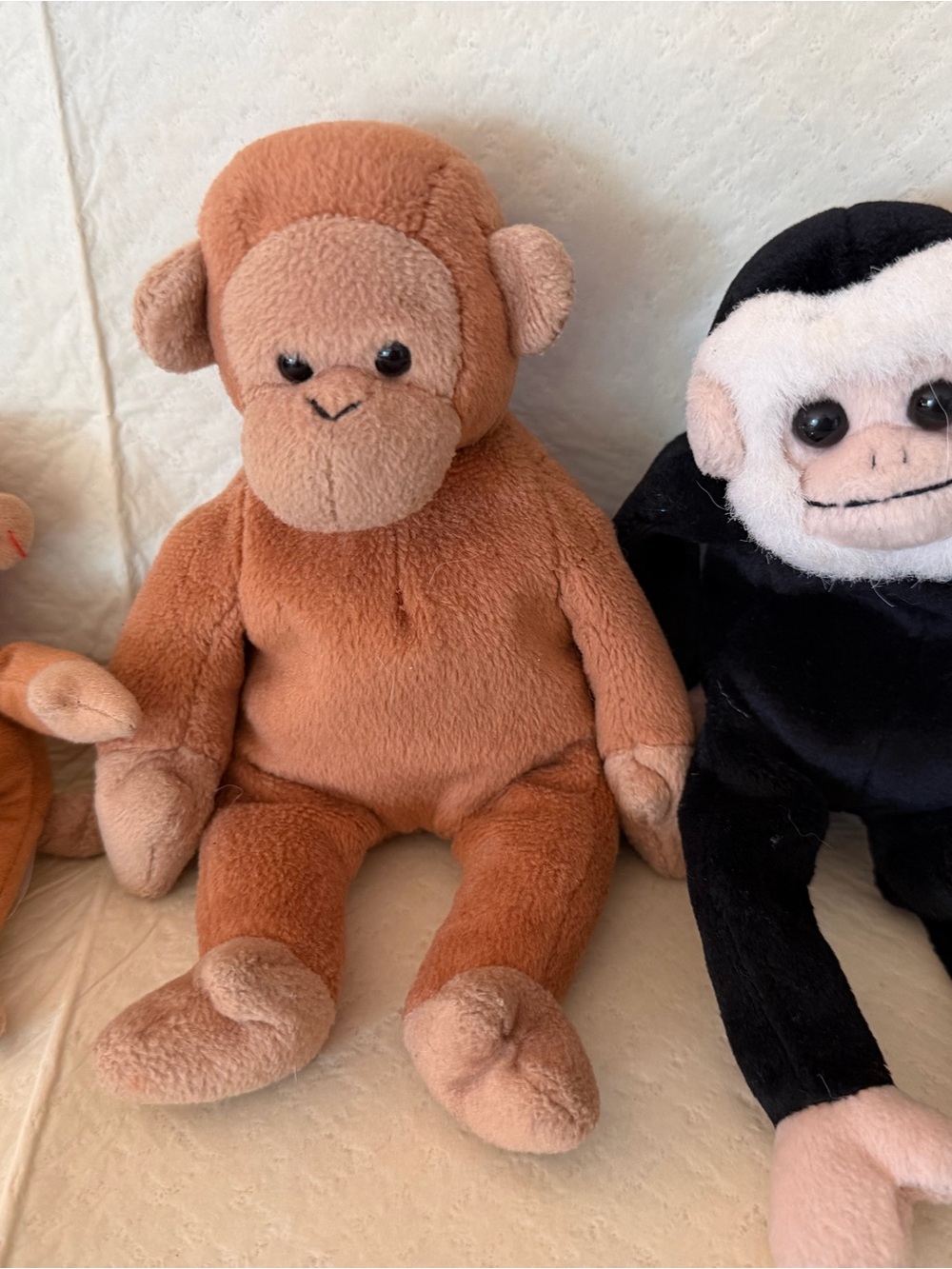Ty BONGO, BABY BONGO and MOOCH Beanie Babies